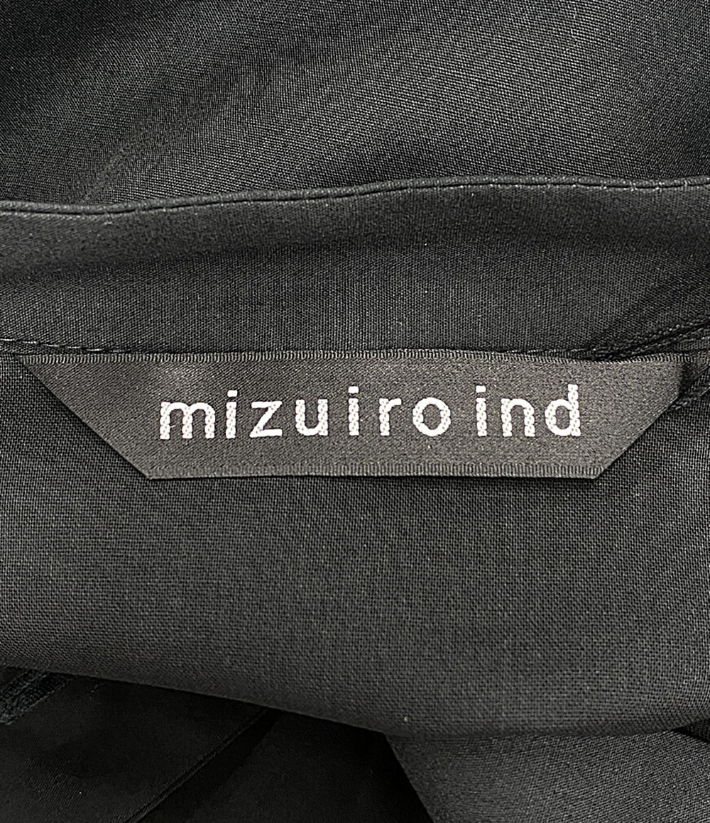 美品 mizuiroind 半袖シャツ ブラック レディース SIZE - ミズイロインド