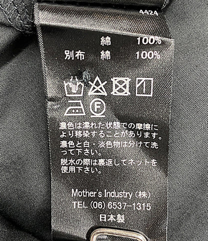 美品 mizuiroind 半袖シャツ ブラック レディース SIZE - ミズイロインド