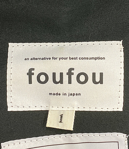 foufou フーフー 長袖ワンピース Big Collar Black Button Dress レディース SIZE 1