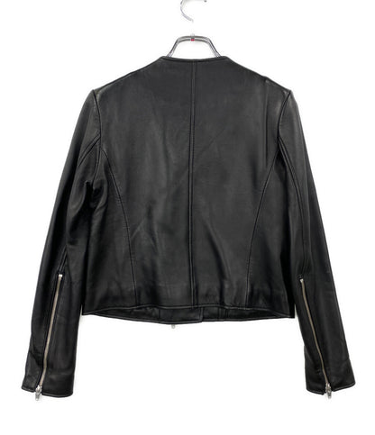 LE CIEL BLEU ルシェルブルー ラムレザージャケット レディース SIZE 36