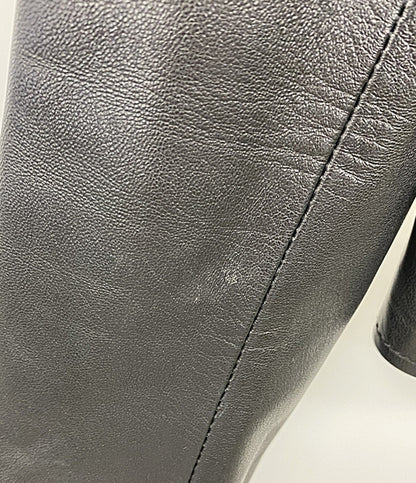 LE CIEL BLEU ルシェルブルー ラムレザージャケット レディース SIZE 36