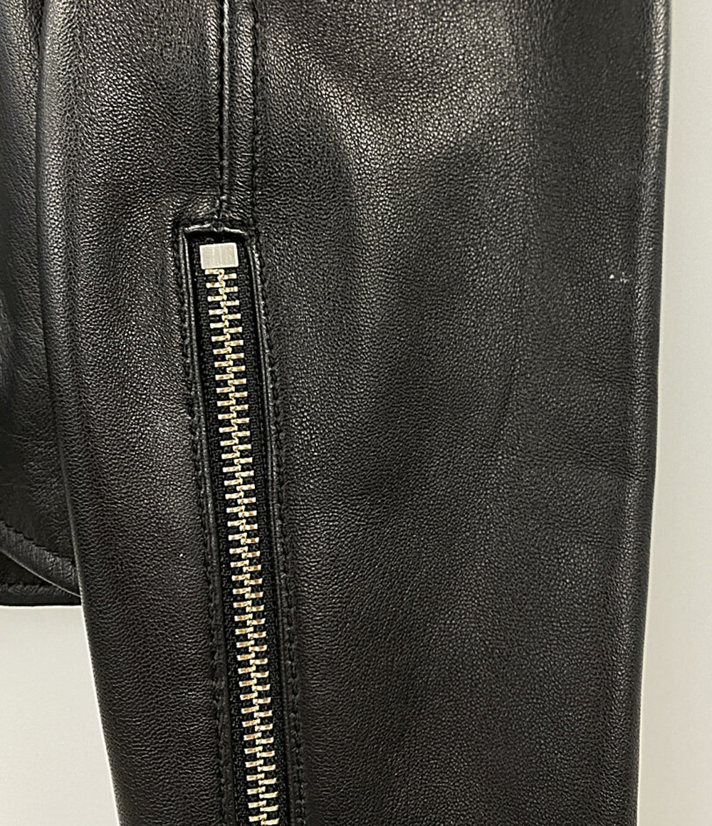 LE CIEL BLEU ルシェルブルー ラムレザージャケット レディース SIZE 36