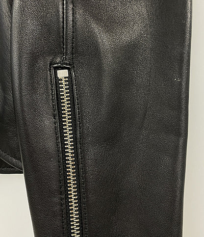 LE CIEL BLEU ルシェルブルー ラムレザージャケット レディース SIZE 36