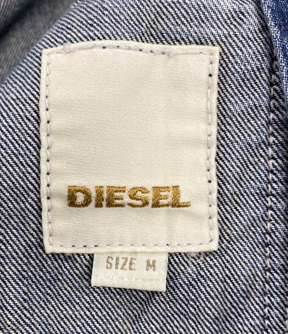 DIESEL デニムジャケット 3スター 刺繍 メンズ SIZE M ディーゼル