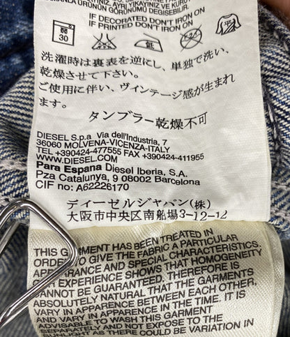 DIESEL デニムジャケット 3スター 刺繍 メンズ SIZE M ディーゼル
