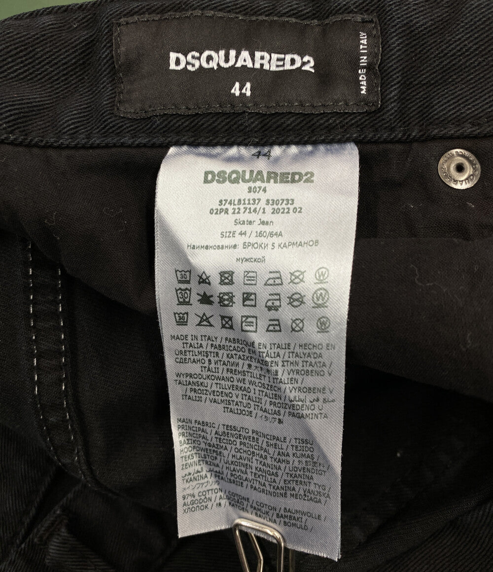 DSQUARED2 デニムパンツ SKATER JEAN BLACK BULL 22SS メンズ SIZE 44 ディースクエアード