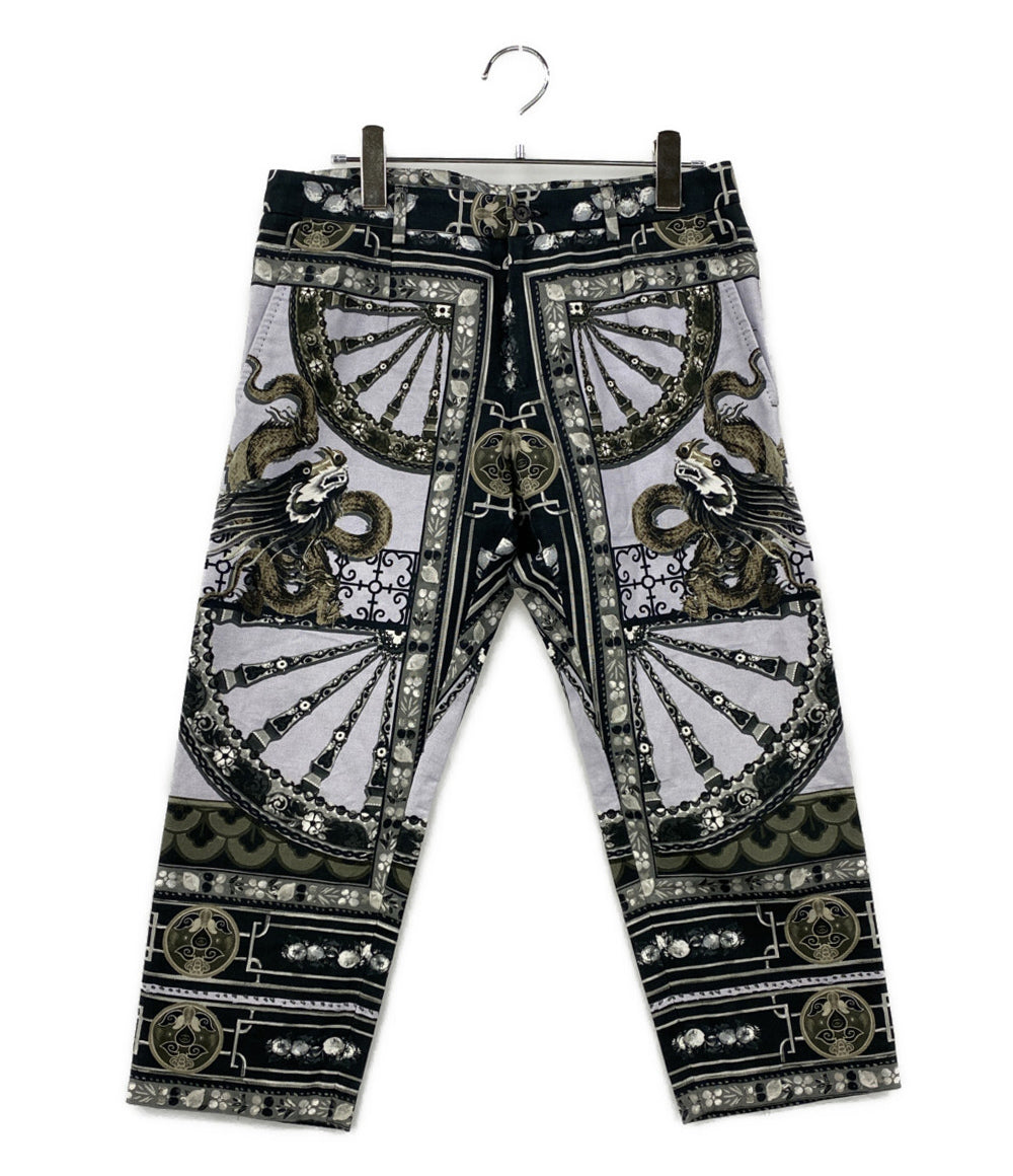 DOLCE&GABBANA パンツ バロック コットンリネン ステッチ メンズ SIZE 44 ドルチェアンドガッバーナ