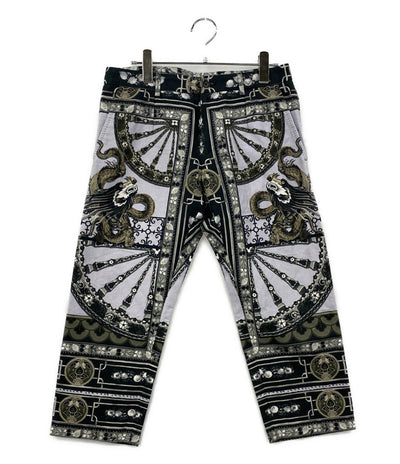 DOLCE&GABBANA パンツ バロック コットンリネン ステッチ メンズ SIZE 44 ドルチェアンドガッバーナ