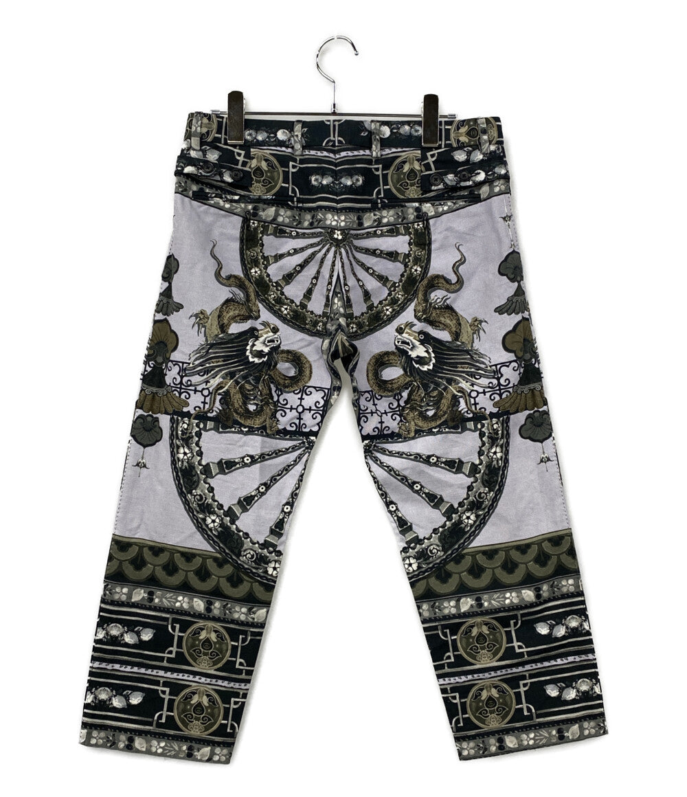DOLCE&GABBANA パンツ バロック コットンリネン ステッチ メンズ SIZE 44 ドルチェアンドガッバーナ