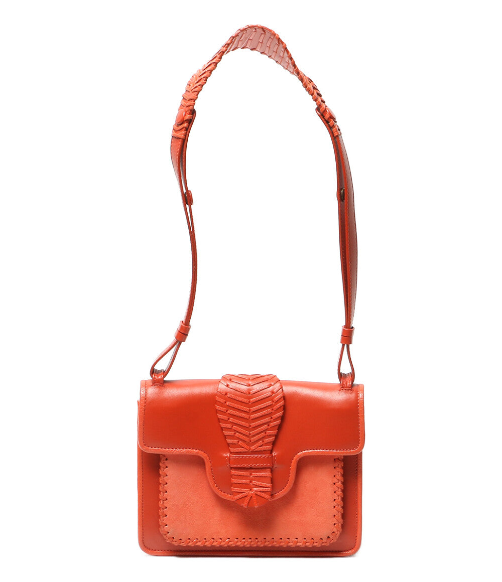 JAMIN PUECH ショルダーバッグ レザー オレンジ レディース ジャマンピュエッシュ