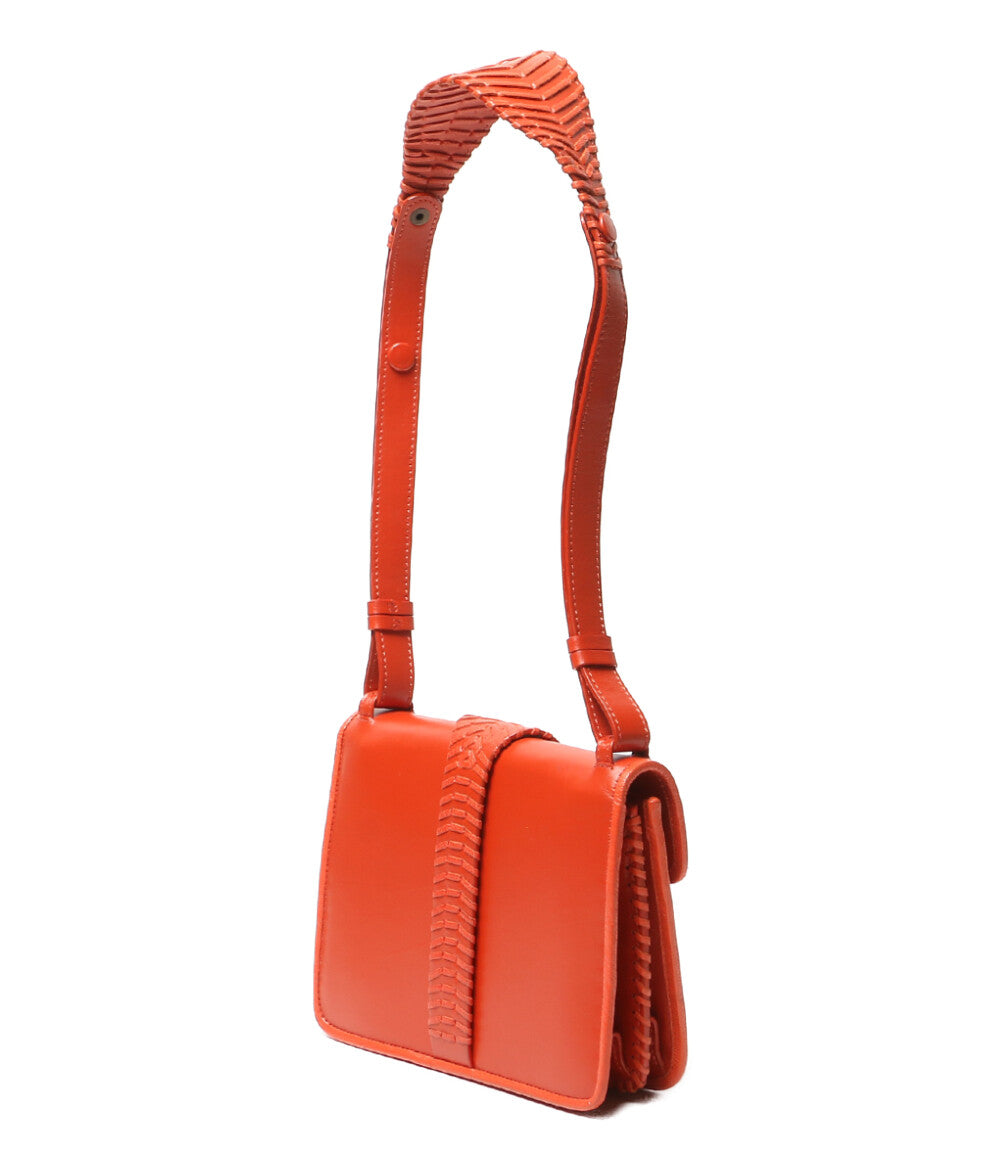 JAMIN PUECH ショルダーバッグ レザー オレンジ レディース ジャマンピュエッシュ