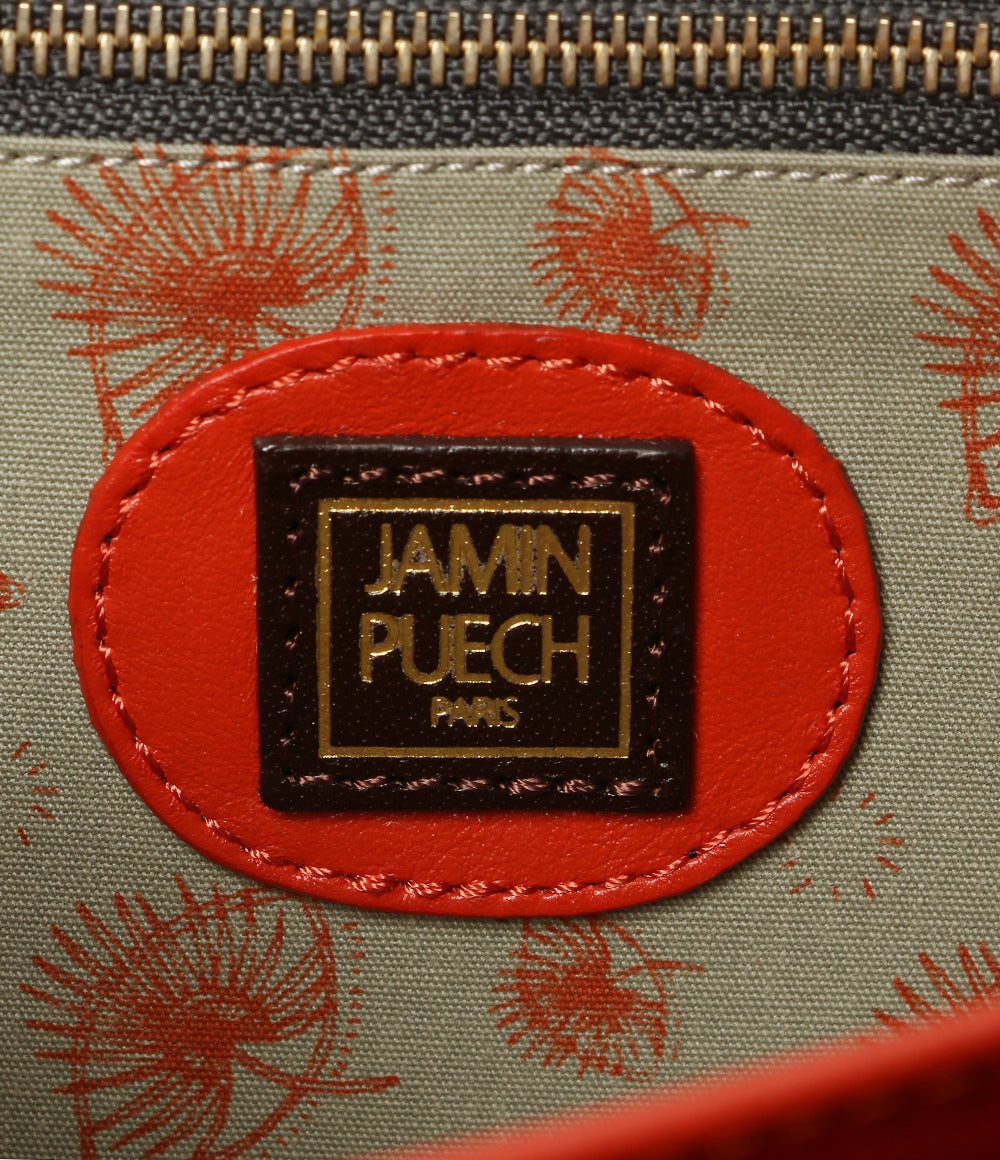 JAMIN PUECH ショルダーバッグ レザー オレンジ レディース ジャマンピュエッシュ