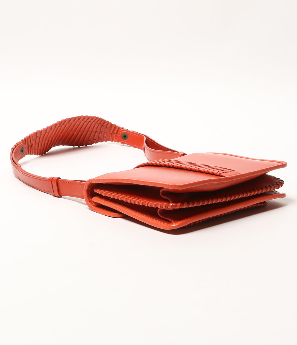 JAMIN PUECH ショルダーバッグ レザー オレンジ レディース ジャマンピュエッシュ