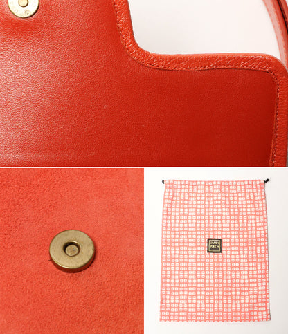 JAMIN PUECH ショルダーバッグ レザー オレンジ レディース ジャマンピュエッシュ