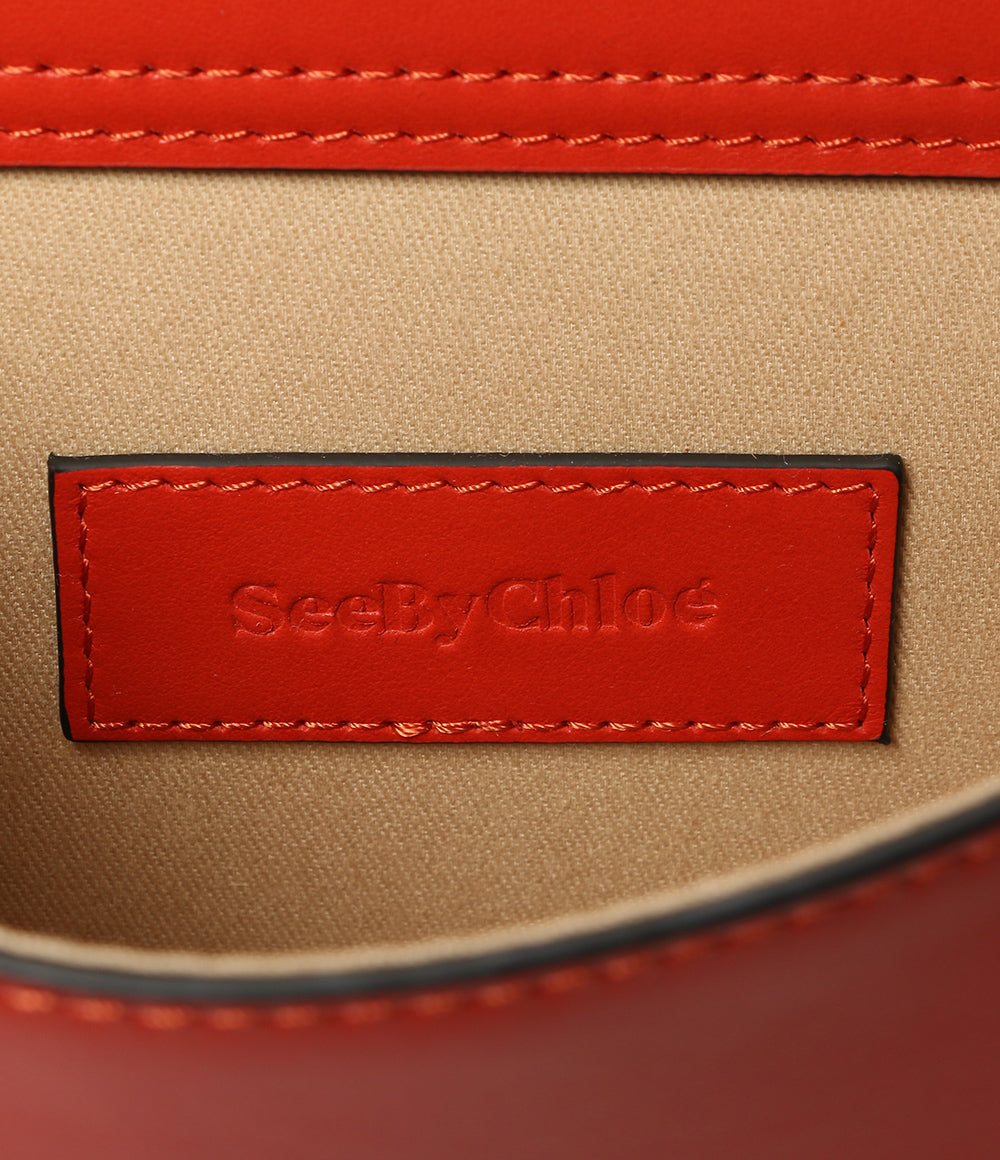 SEE BY Chloe ショルダーバッグ TILDA レザー レッド レディース シーバイクロエ