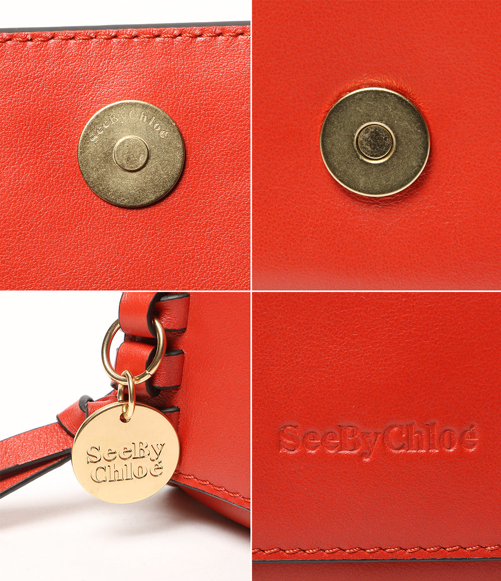 SEE BY Chloe ショルダーバッグ TILDA レザー レッド レディース シーバイクロエ