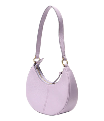 美品 SEE BY Chloe ショルダーバッグ Hana ハーフムーン ワンショル ライラック レディース シーバイクロエ