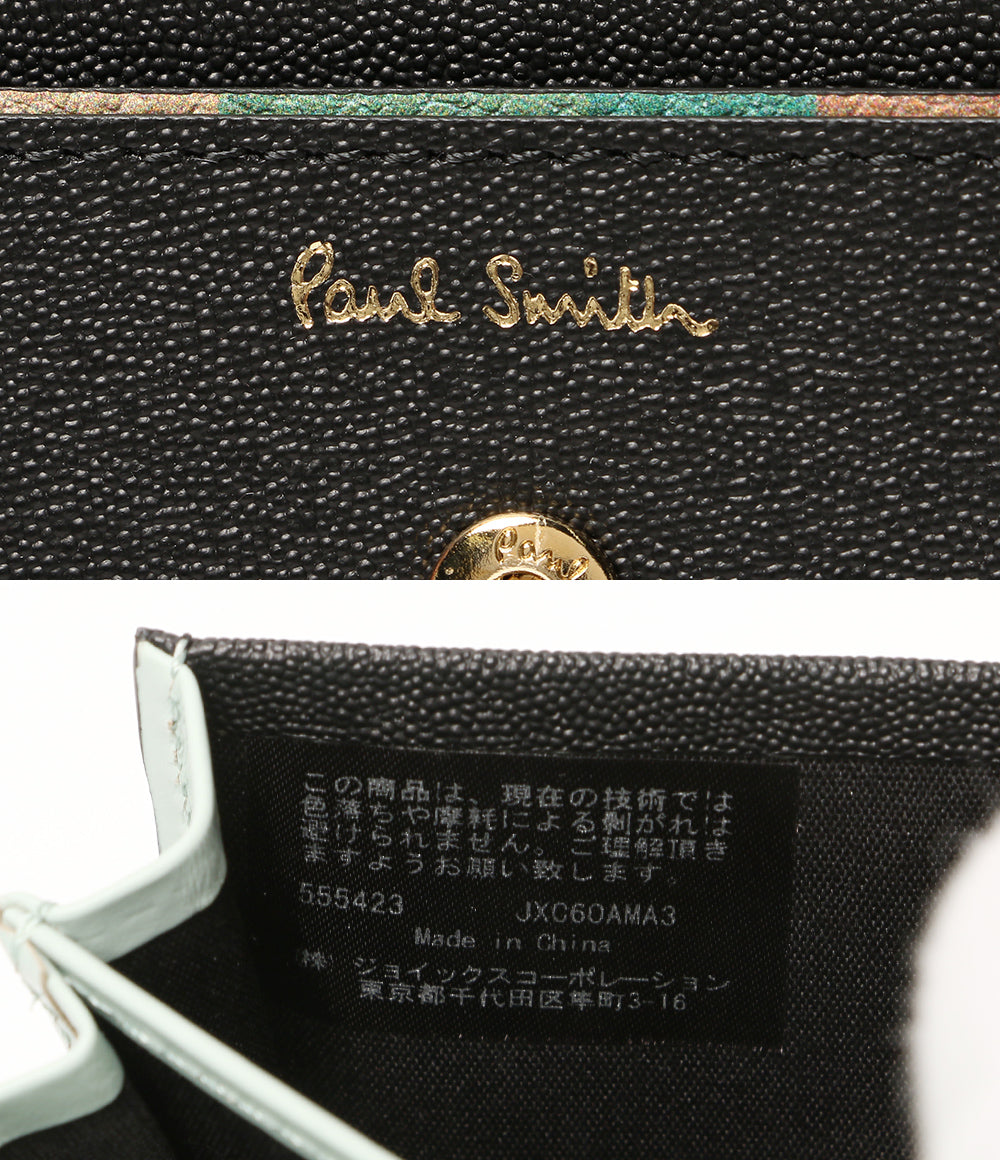 美品 paul smith 名刺入れ ラブレター ブラック W092CA レディース ポール・スミス