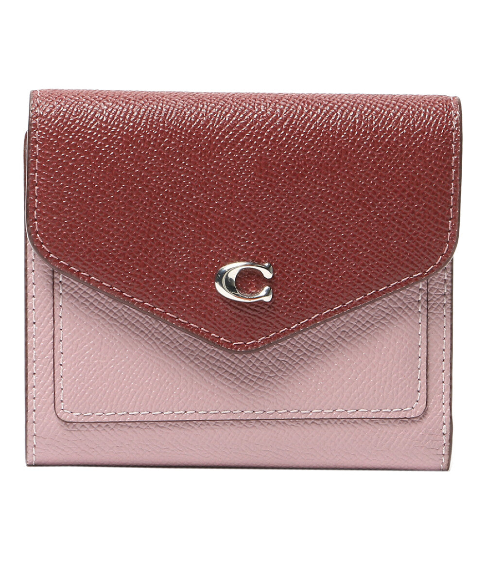 COACH 二つ折り財布 ウィンスモールウォレットカラーブロック レディース コーチ