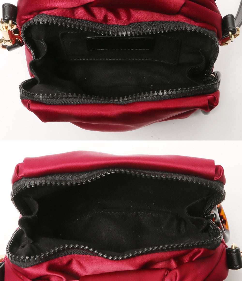 SEE BY Chloe Tilly サテンショルダーバッグ ボルドー レディース シーバイクロエ