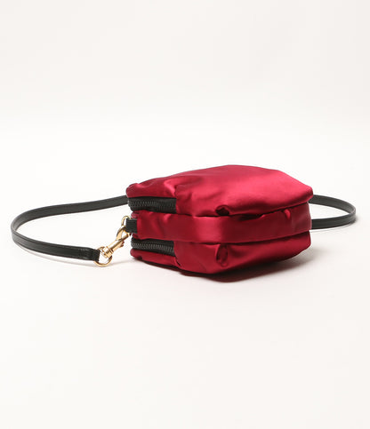 SEE BY Chloe Tilly サテンショルダーバッグ ボルドー レディース シーバイクロエ