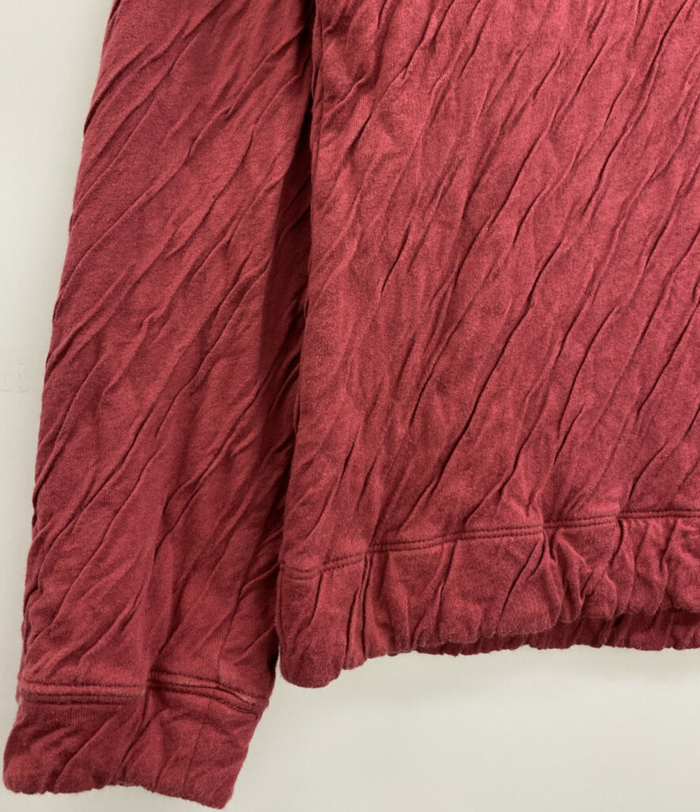 ISSEY MIYAKE MEN 長袖Ｔシャツ ME01JK043 臙脂 シワ加工 メンズ SIZE 3 イッセイミヤケ メン