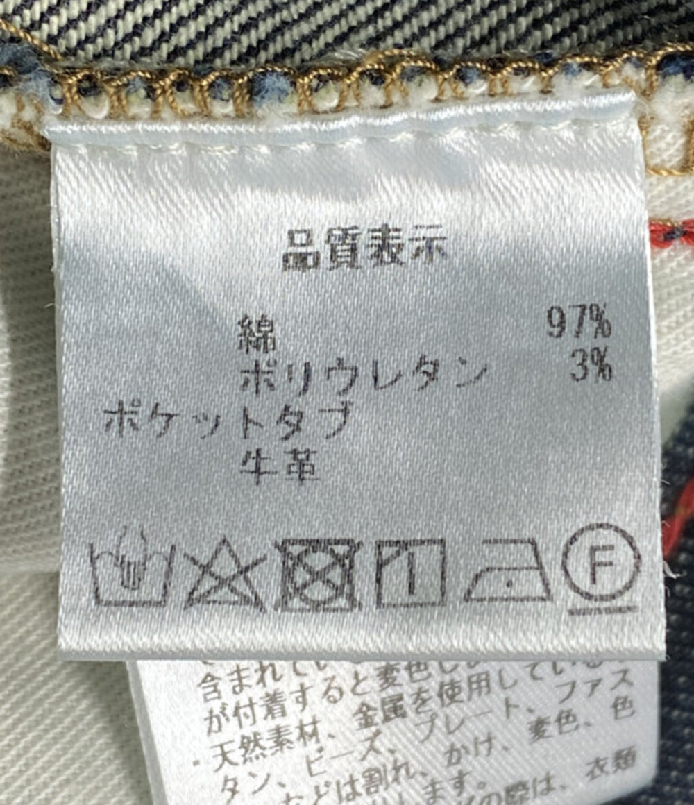 PAL'LAS PALACE 13.5ozストレッチワイドデニムパンツ インディゴ レディース SIZE 2 パラスパレス
