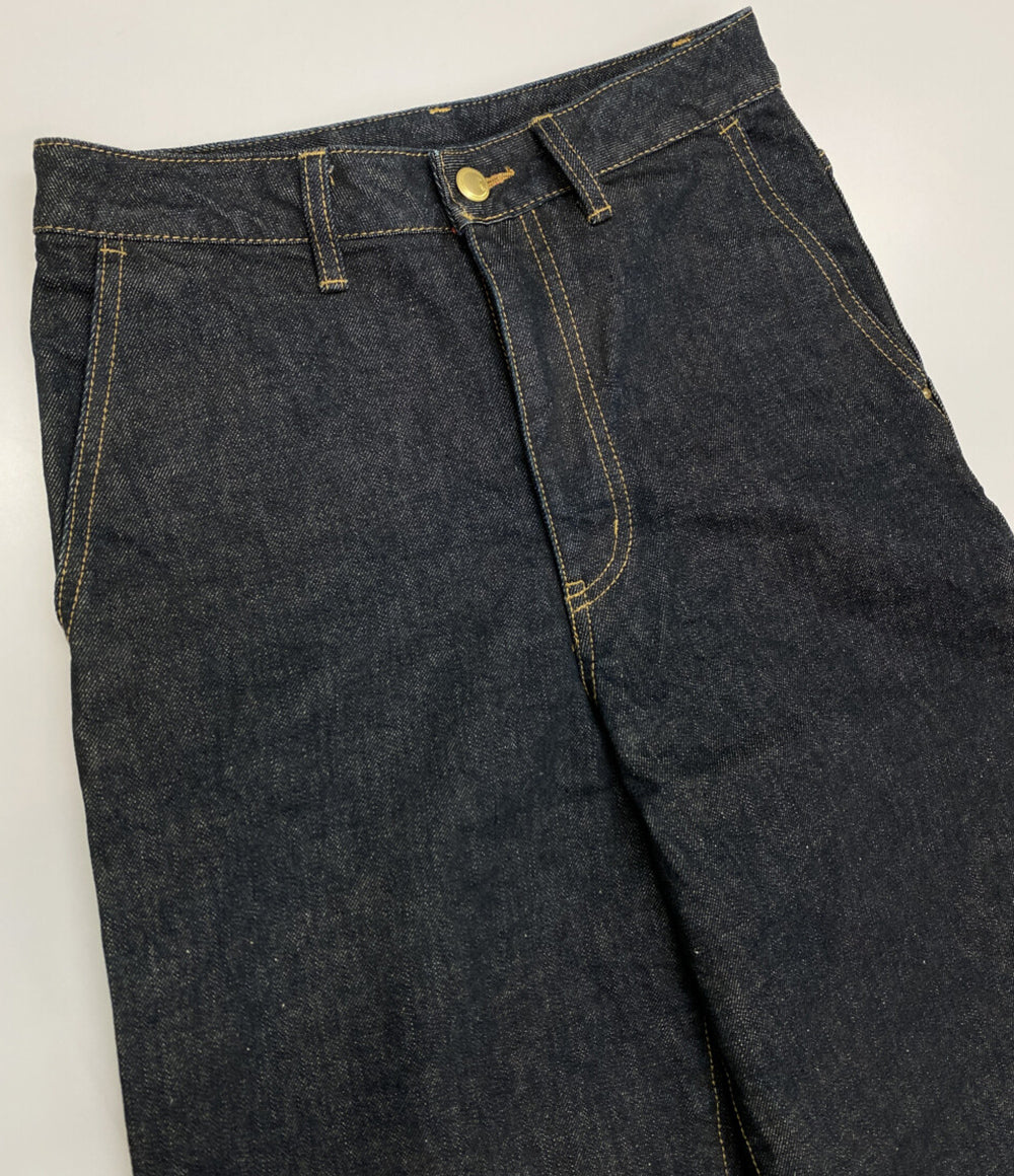 PAL'LAS PALACE 13.5ozストレッチワイドデニムパンツ インディゴ レディース SIZE 2 パラスパレス