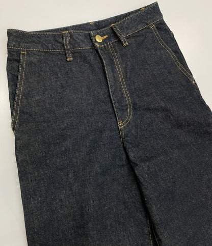 PAL'LAS PALACE 13.5ozストレッチワイドデニムパンツ インディゴ レディース SIZE 2 パラスパレス