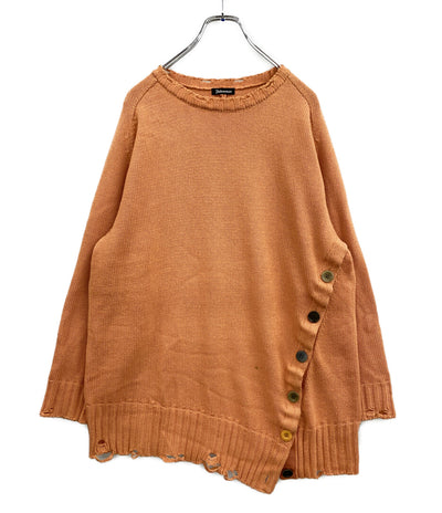 UNDERCOVERISM ニット オレンジ U11C4902 サイドボタン メンズ SIZE 2 アンダーカバーイズム