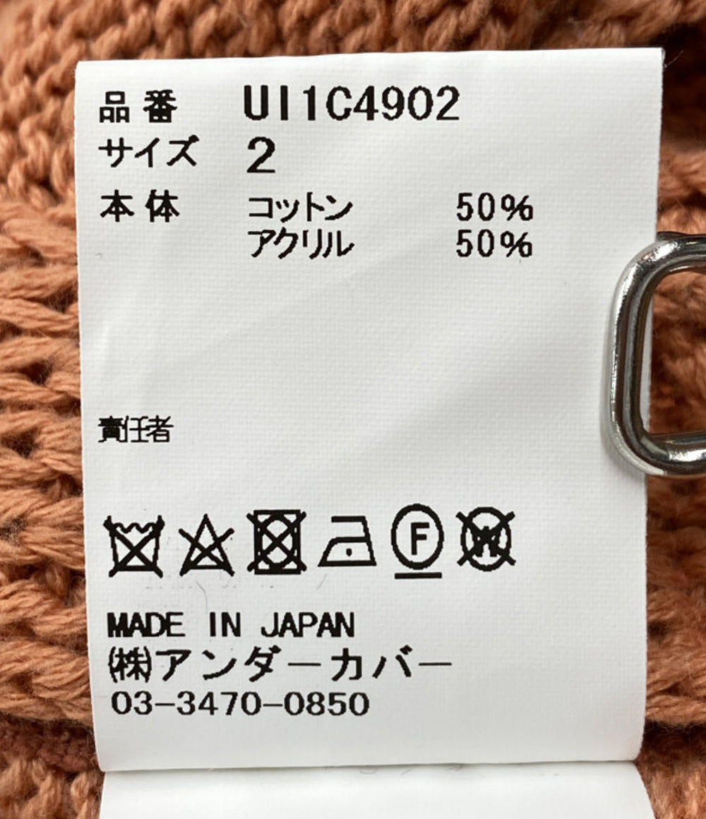 UNDERCOVERISM ニット オレンジ U11C4902 サイドボタン メンズ SIZE 2 アンダーカバーイズム