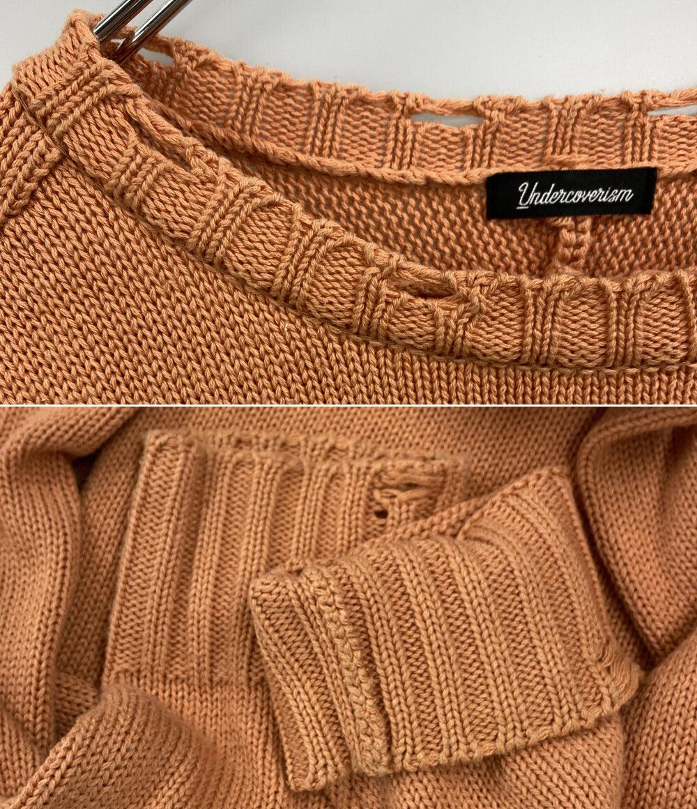 UNDERCOVERISM ニット オレンジ U11C4902 サイドボタン メンズ SIZE 2 アンダーカバーイズム