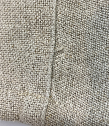 INSCRIRE パンツ Linen Canvas Bikers Pants ベージュ 38 レディース SIZE 38 アンスクリア