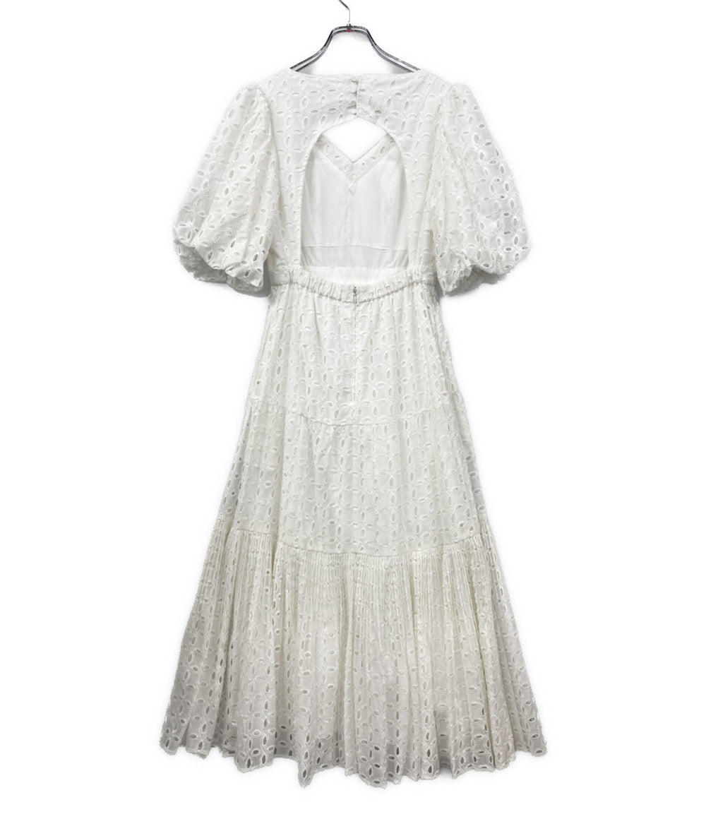 estella k エステラケー 半袖ワンピース Eliana Lace Dress ホワイト レディース SIZE F