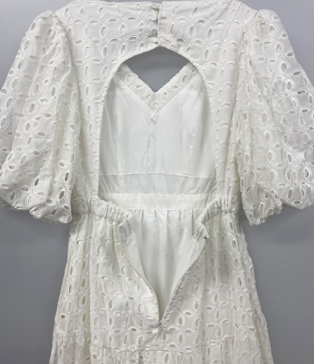 estella k エステラケー 半袖ワンピース Eliana Lace Dress ホワイト レディース SIZE F