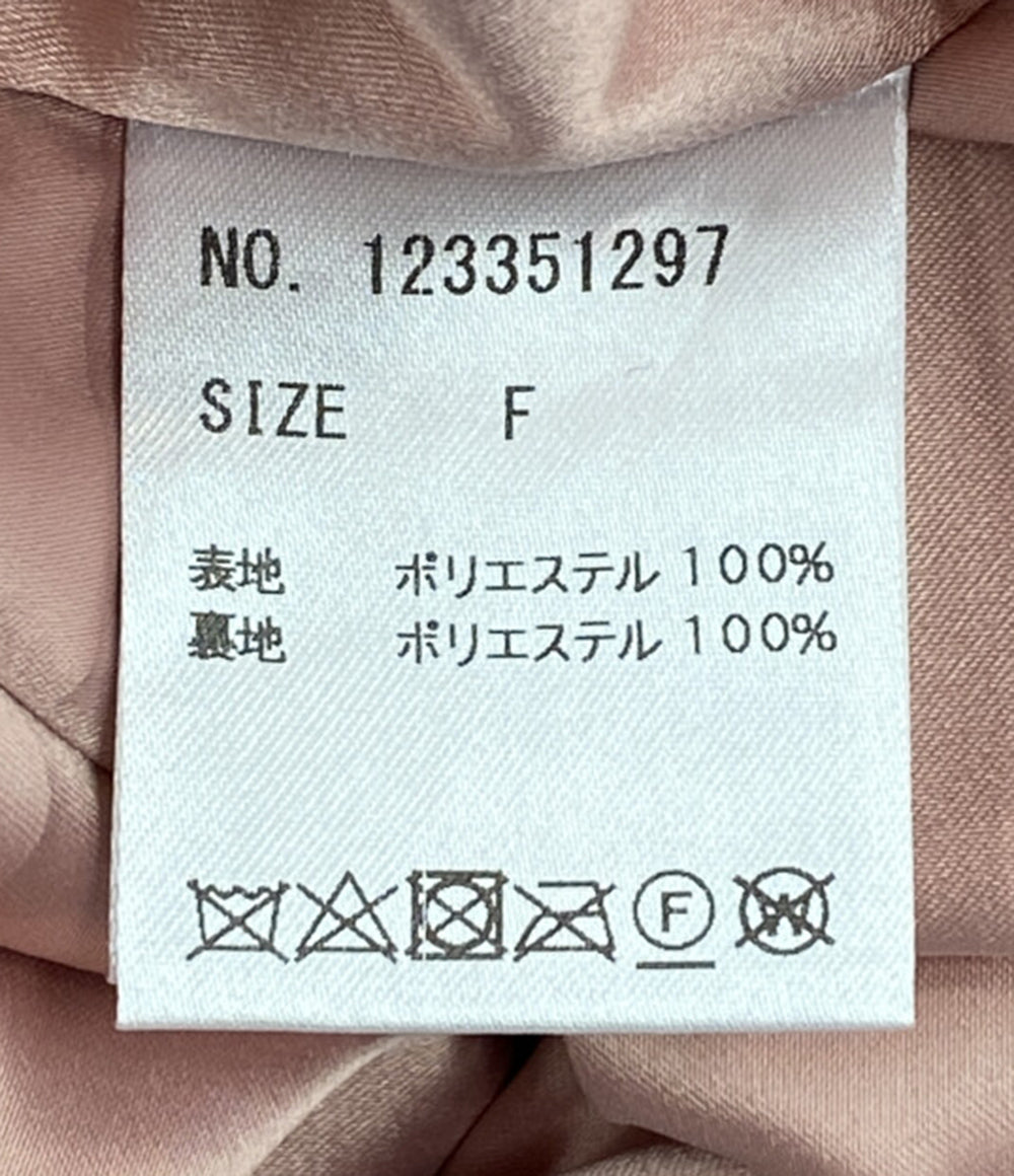 estella k エステラケー 七分袖ワンピース Isabel Pleated Dress ピンク レディース SIZE F