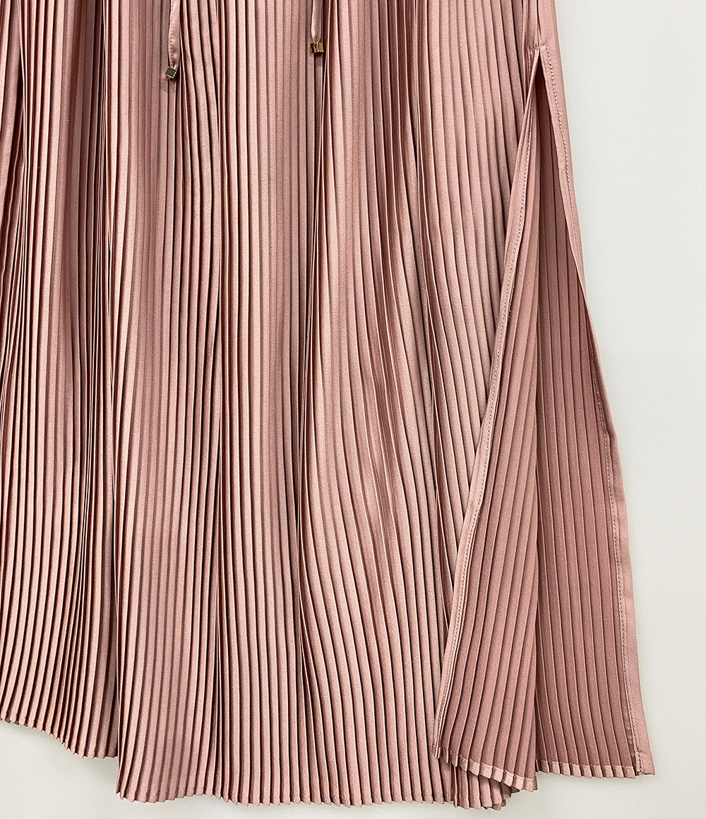 estella k エステラケー 七分袖ワンピース Isabel Pleated Dress ピンク レディース SIZE F