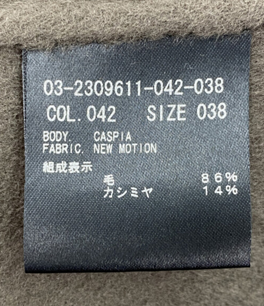 美品 theory luxe カシミヤ混ウールリバーコート レディース SIZE 38 セオリーリュクス