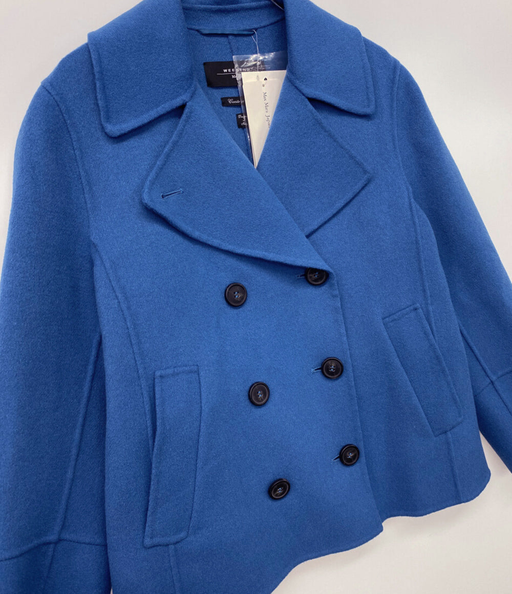 美品 MAX MARA Weekend ウールピーコート Cucito a Mano レディース SIZE 36 マックスマーラウィークエンド
