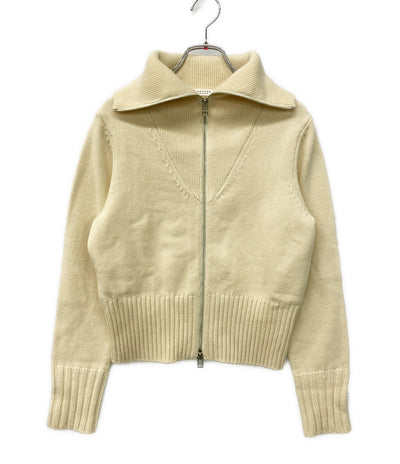 MACPHEE(TOMORROWLAND) ニット ラムカシミヤ ジップアップカーディガン レディース SIZE S マカフィー