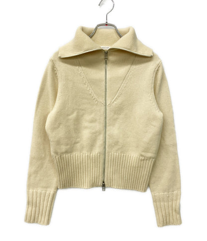 MACPHEE(TOMORROWLAND) ニット ラムカシミヤ ジップアップカーディガン レディース SIZE S マカフィー