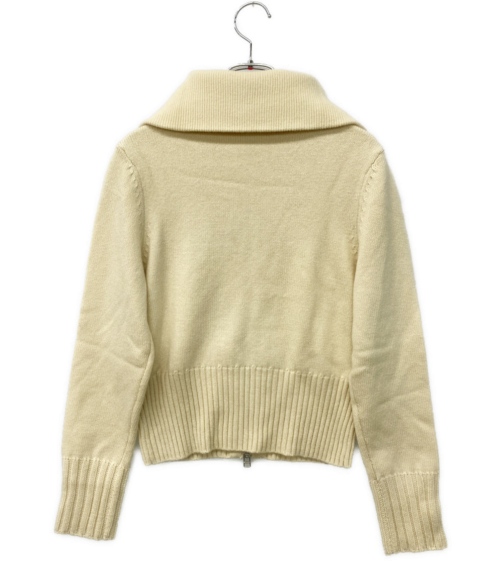 MACPHEE(TOMORROWLAND) ニット ラムカシミヤ ジップアップカーディガン レディース SIZE S マカフィー