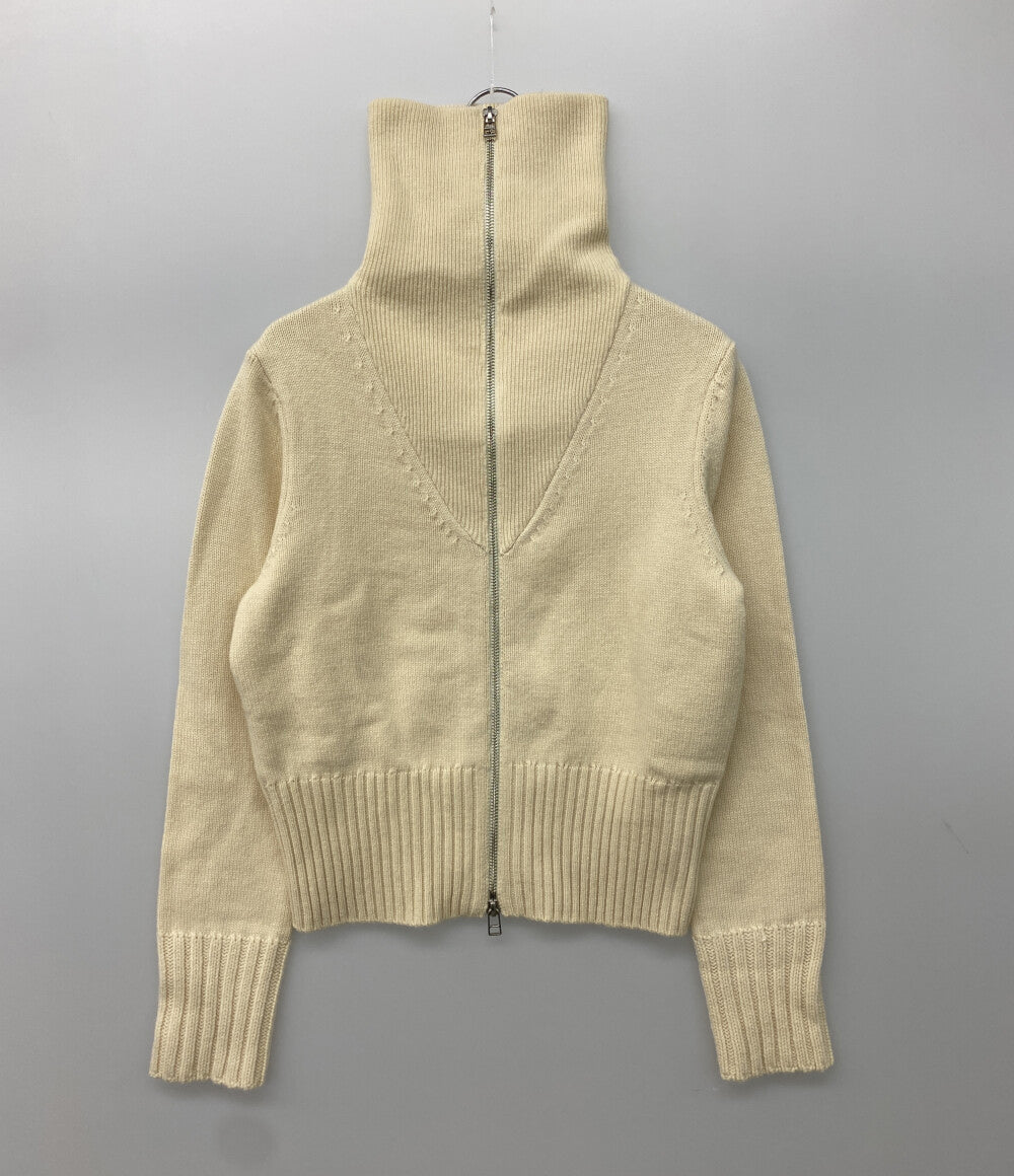 MACPHEE(TOMORROWLAND) ニット ラムカシミヤ ジップアップカーディガン レディース SIZE S マカフィー