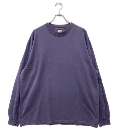 blurhms 長袖Ｔシャツ パープル コットン bROOTS23S25 メンズ SIZE 4 ブラームス