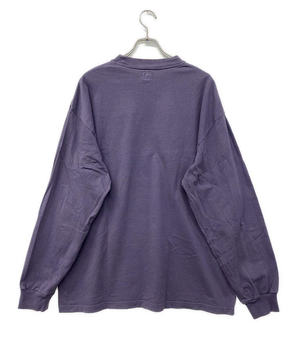 blurhms 長袖Ｔシャツ パープル コットン bROOTS23S25 メンズ SIZE 4 ブラームス