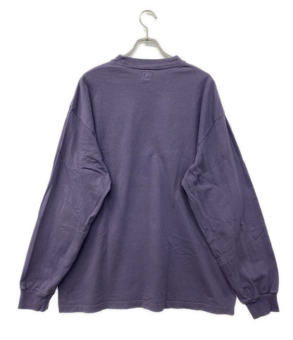 blurhms 長袖Ｔシャツ パープル コットン bROOTS23S25 メンズ SIZE 4 ブラームス