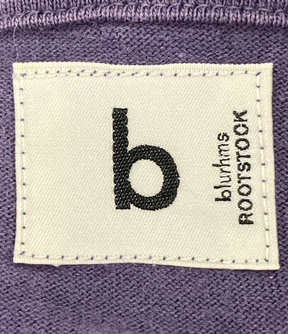 blurhms 長袖Ｔシャツ パープル コットン bROOTS23S25 メンズ SIZE 4 ブラームス