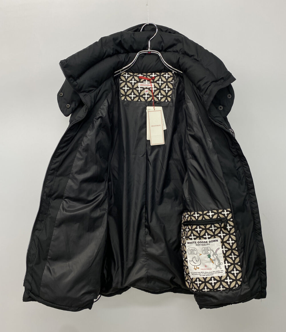 美品 DRESSTERIOR ホワイトグースミドルレングスダウンジャケット レディース SIZE 36 ドレステリア