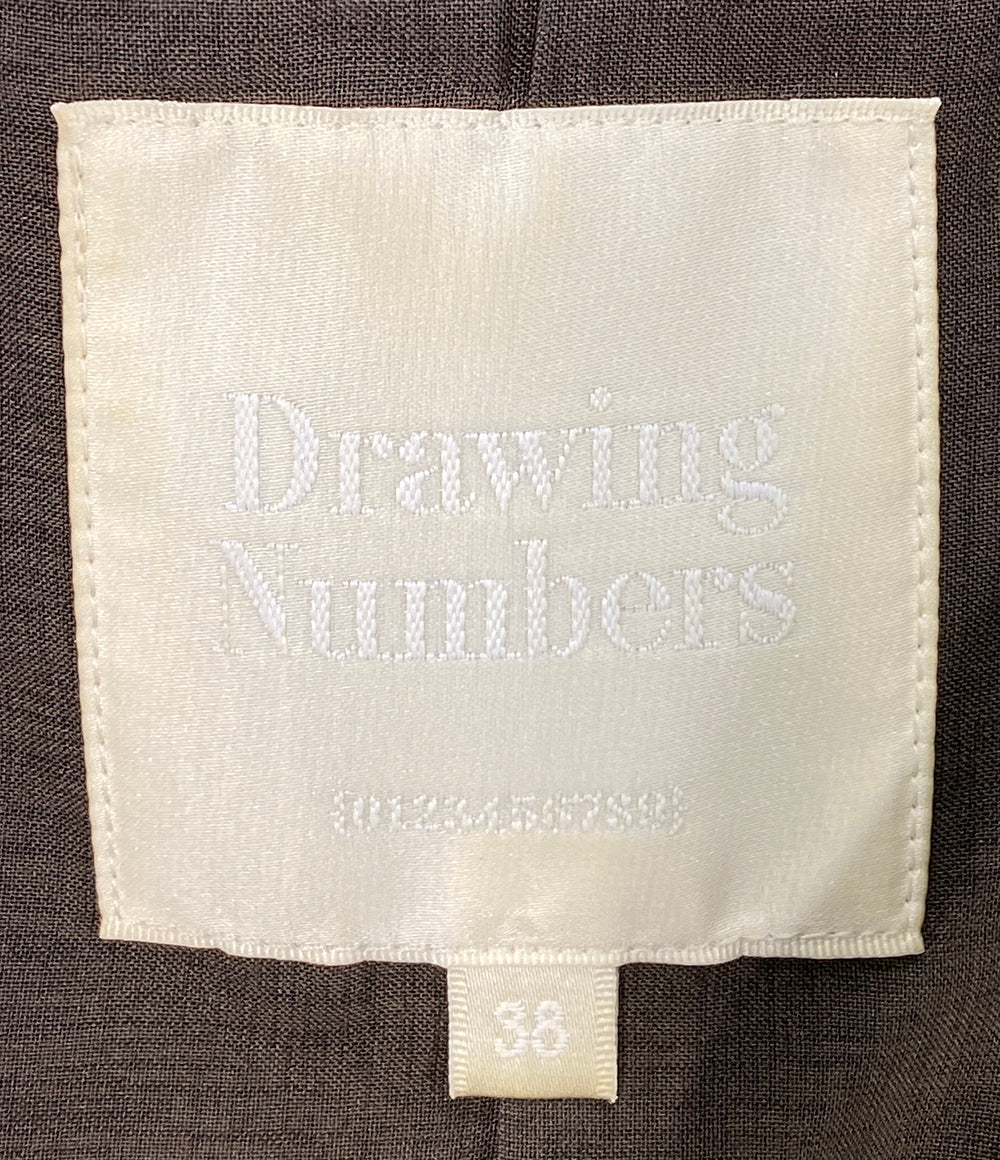 Drawing Numbers ドローイングナンバーズ スラブロングベスト ブラウン レディース SIZE 38