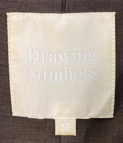 Drawing Numbers ドローイングナンバーズ スラブロングベスト ブラウン レディース SIZE 38